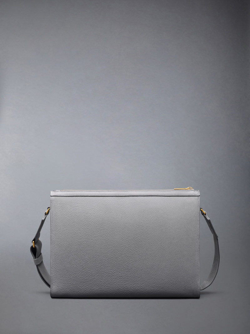 SOFT PEBBLE GRAIN 4-BAR CROSSBODY DOCUMENT HOLDER 3