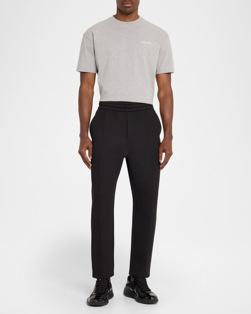 MACKAGE Men's Tee-R Silicone Logo Cotton T-Shirt outlook