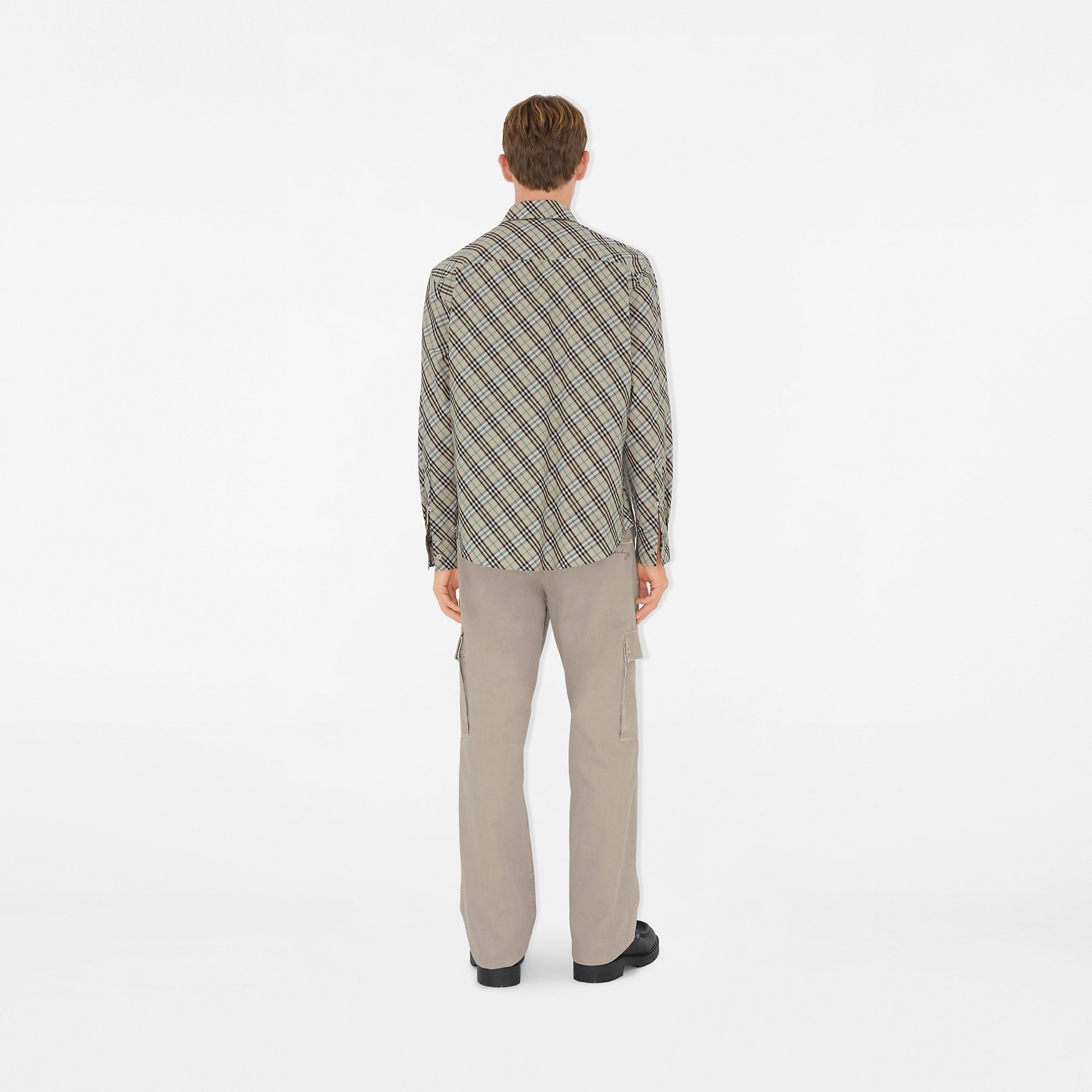 Relaxed Fit Check Cotton Shirt - 4