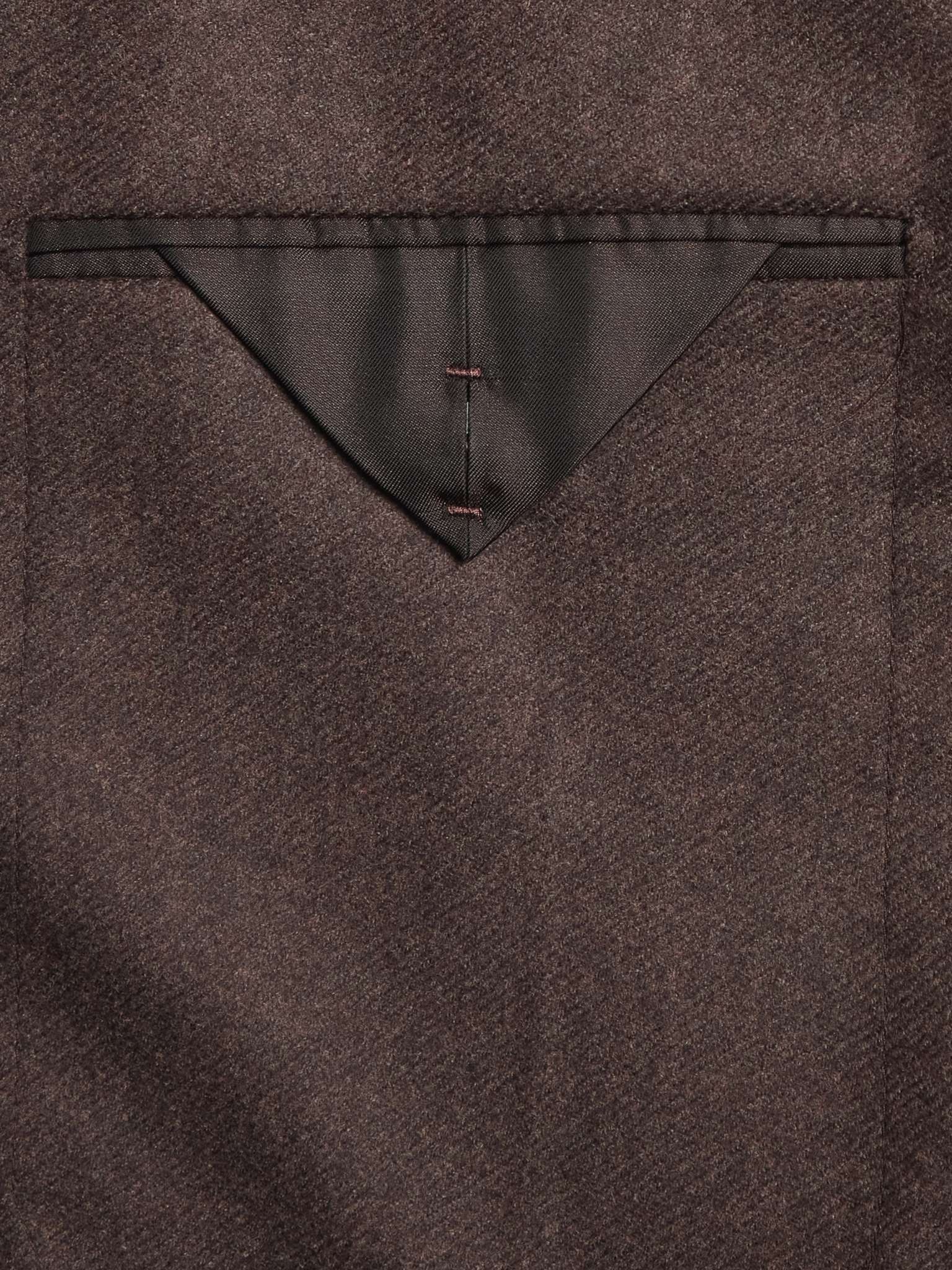 O'Connor Slim-Fit Brushed Wool and Cashmere-Blend Twill Blazer - 6