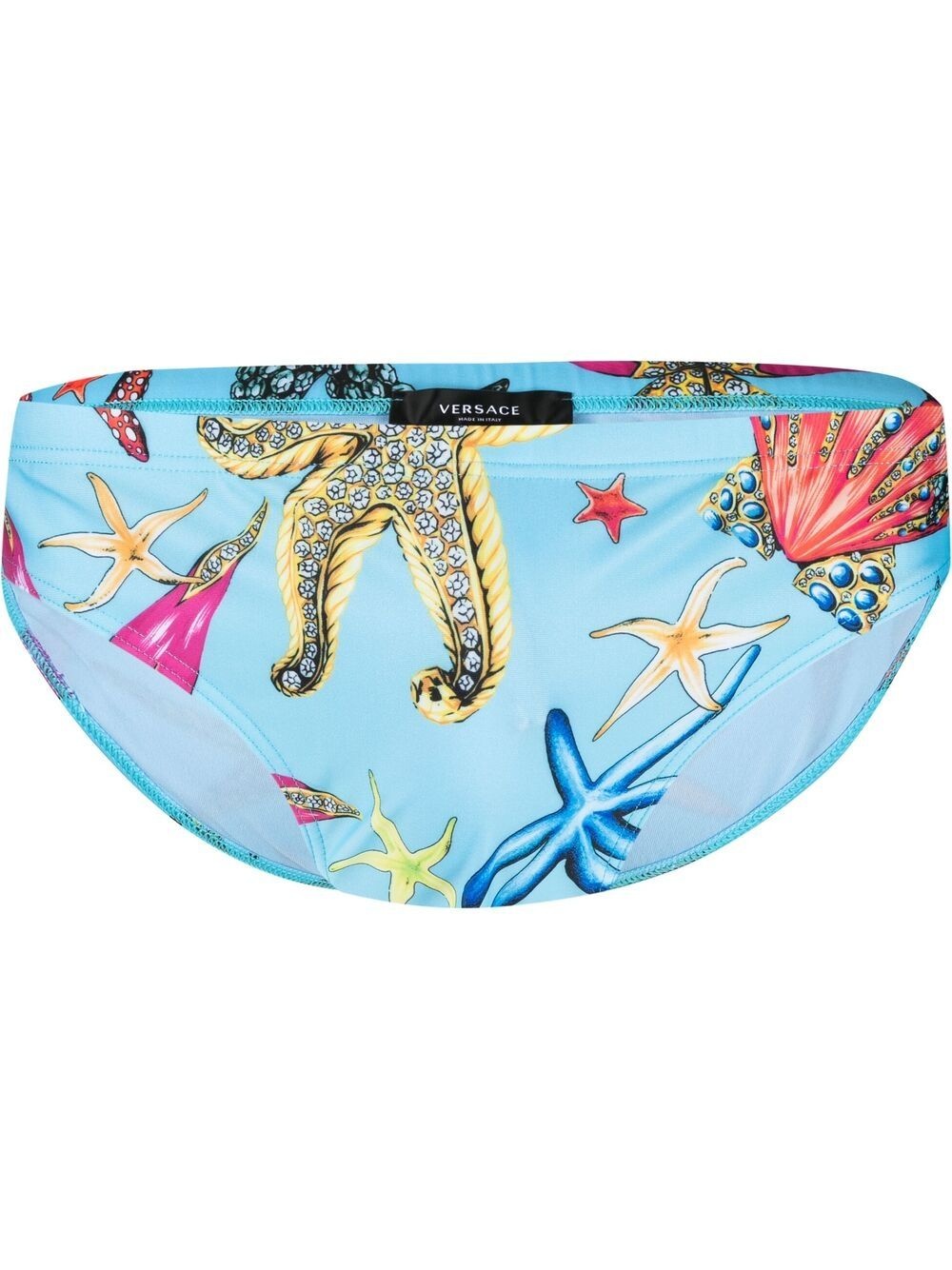 starfish-print swim trunks - 1