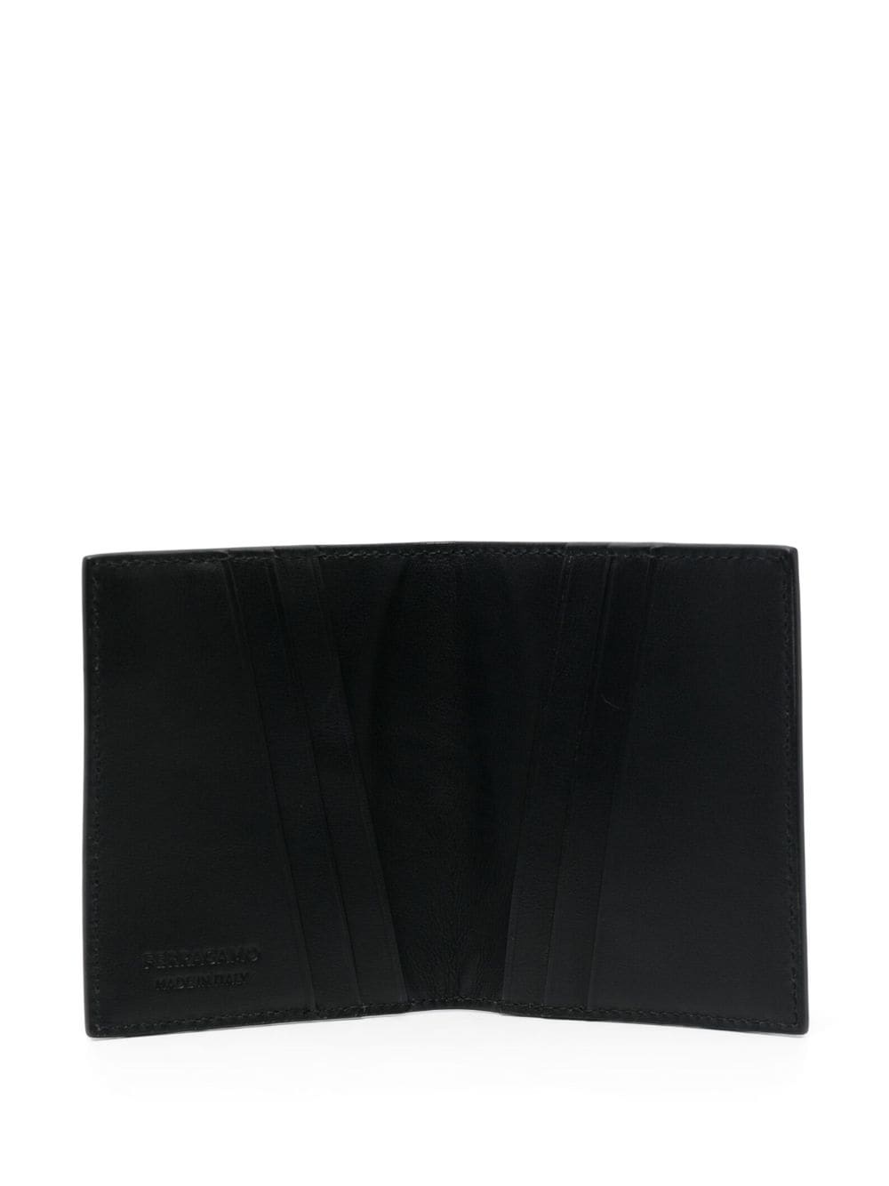 logo-debossed bi-fold leather wallet - 3