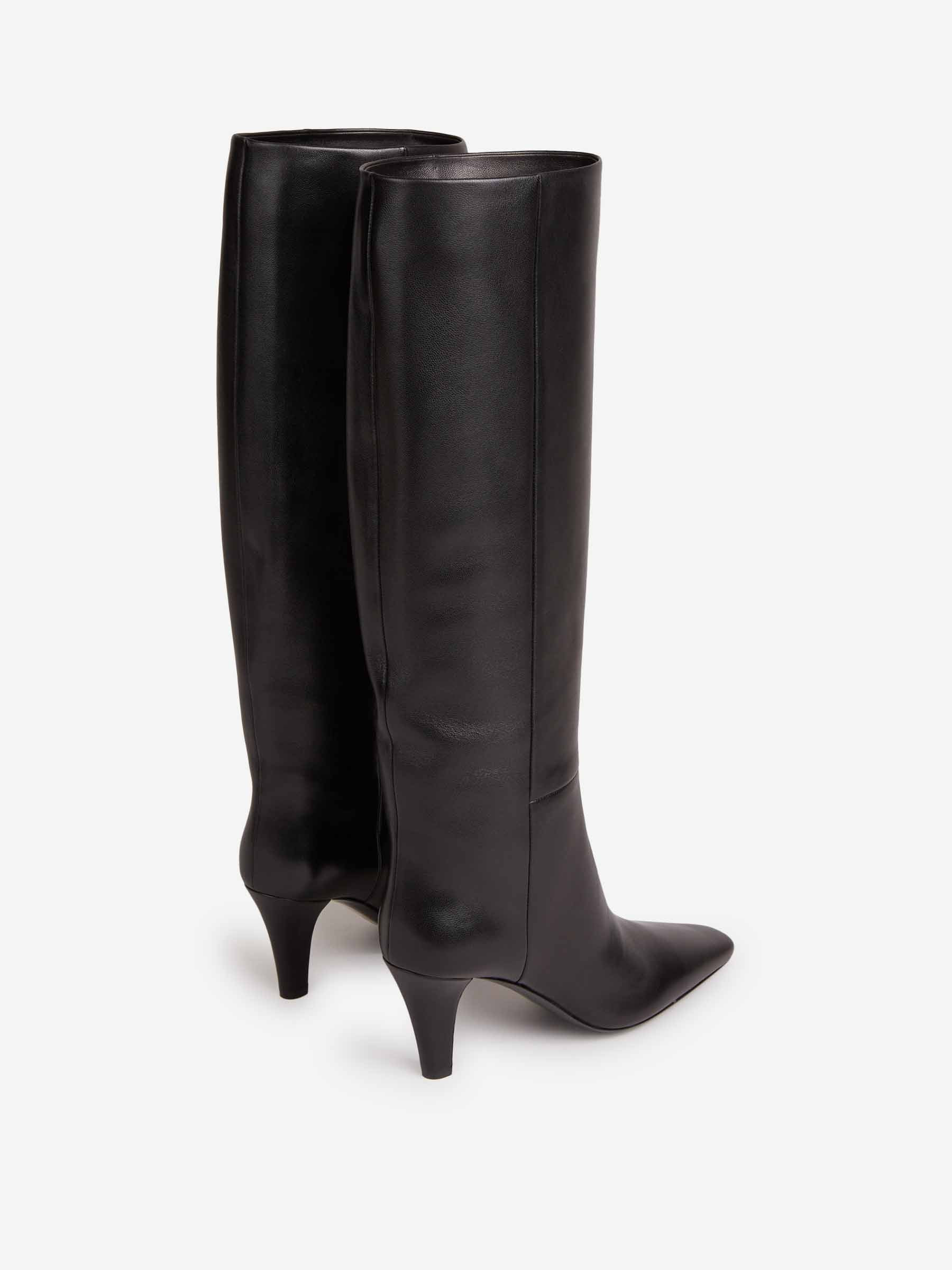 JIL POINTED LEATHER BOOTS - 3