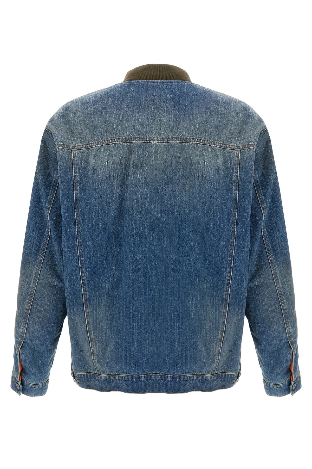 Bimaterial bomber jacket - 2