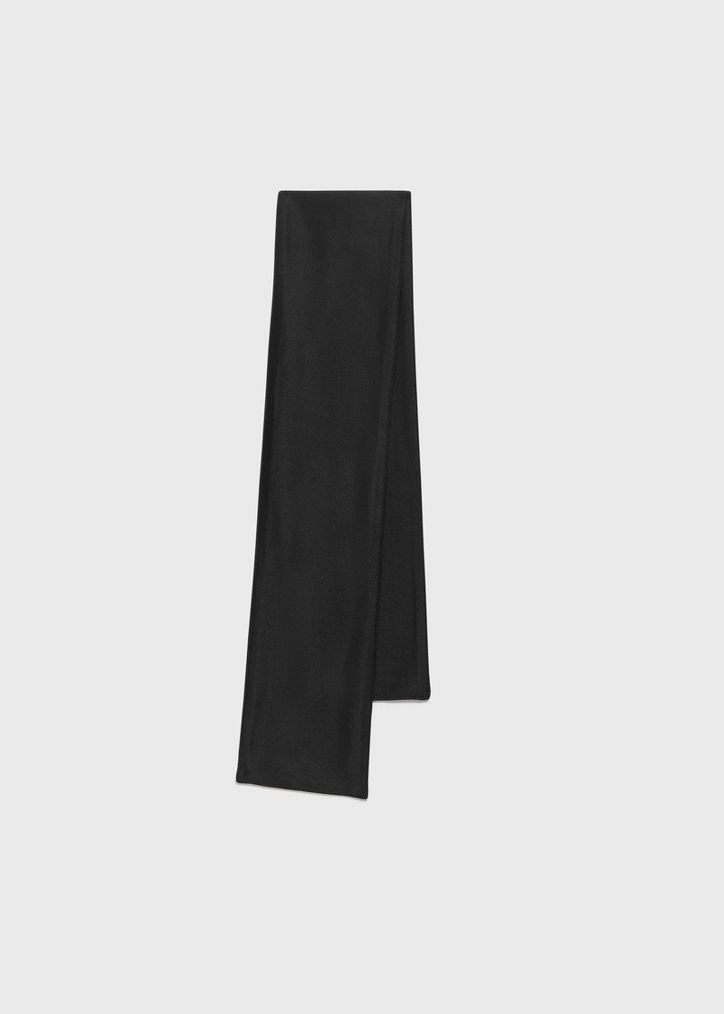 Satin tuxedo scarf black 6