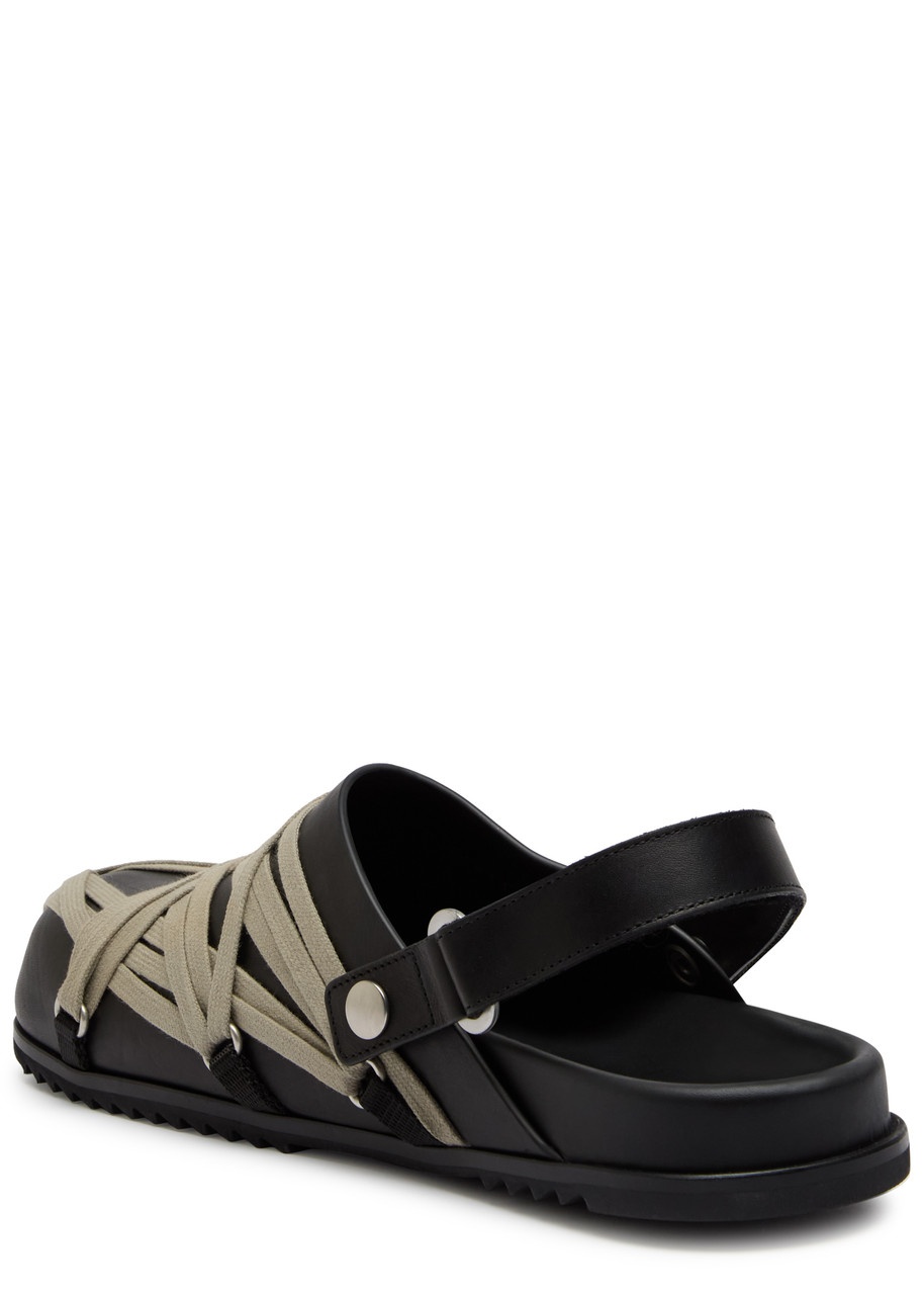 Rick Owens Mega Lace Leather Mules - 2