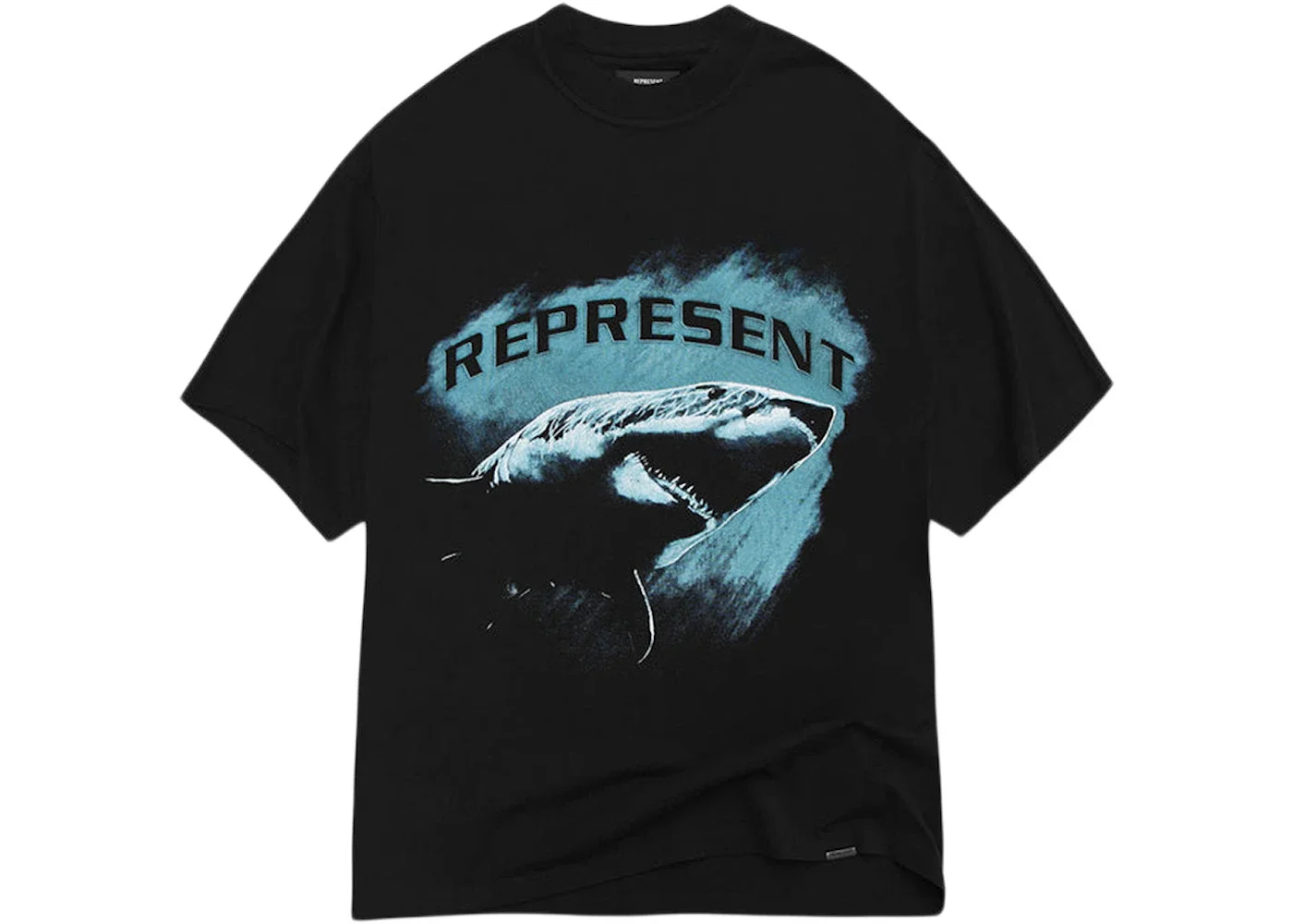 Represent Shark T-Shirt Black - 1