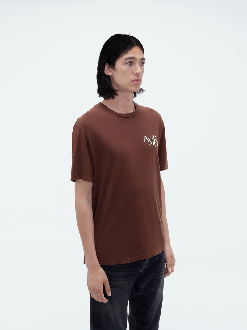 AMIRI STAGGERED LOGO TEE 3