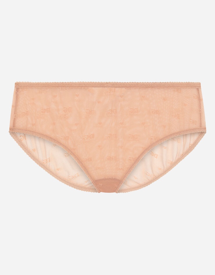Jacquard tulle briefs - 1