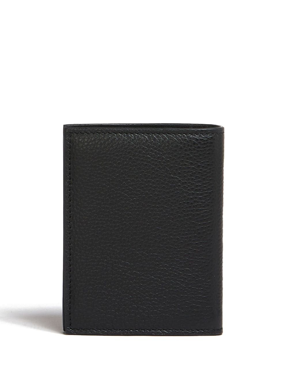 logo-embroidered billfold wallet - 2