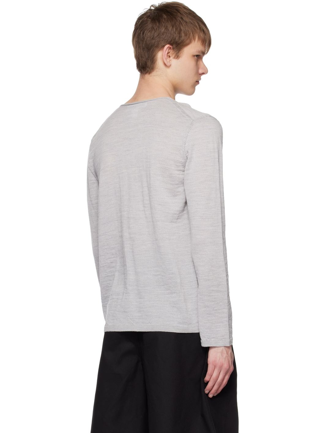 Gray Brett Westfall Edition Sweater - 3