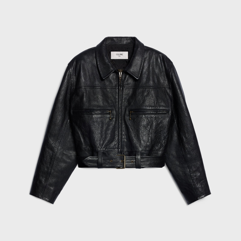 cropped jacket IN calfskin 1