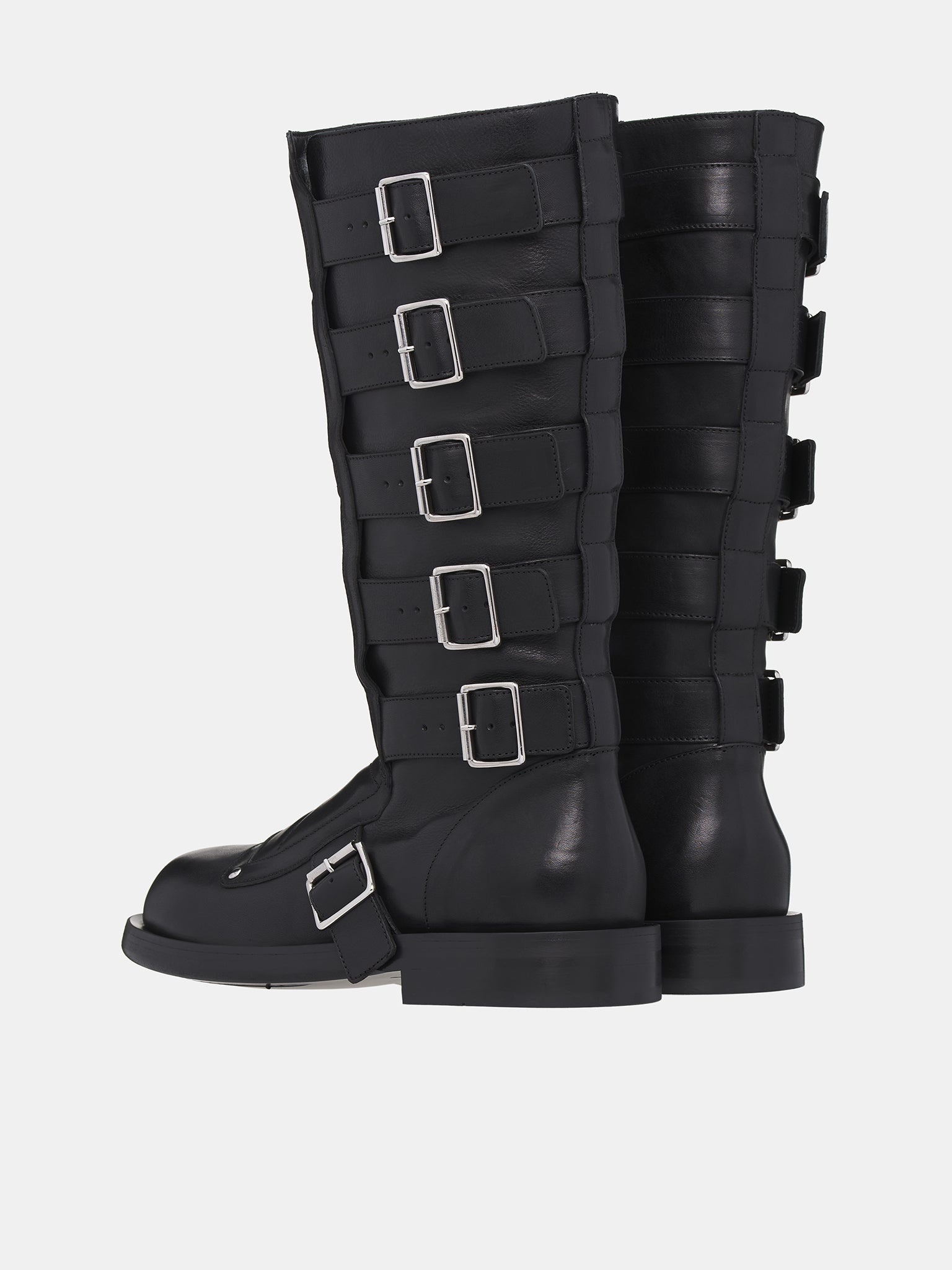 Jace Belted Biker Boots - 5
