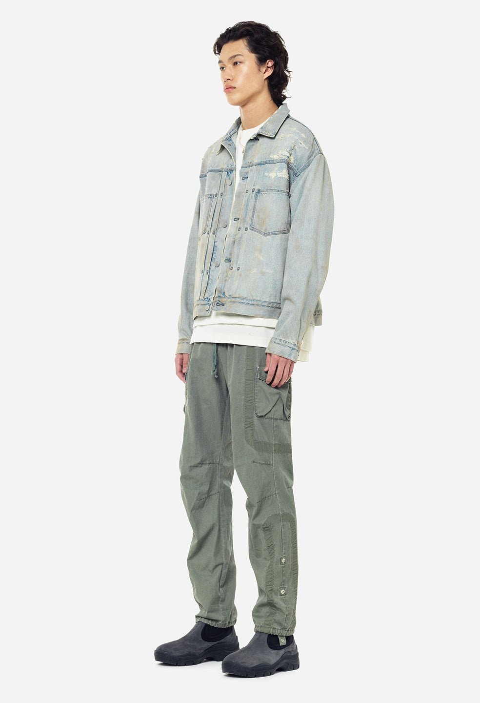 COTTON POPLIN FRAME II CARGO PANTS - 4