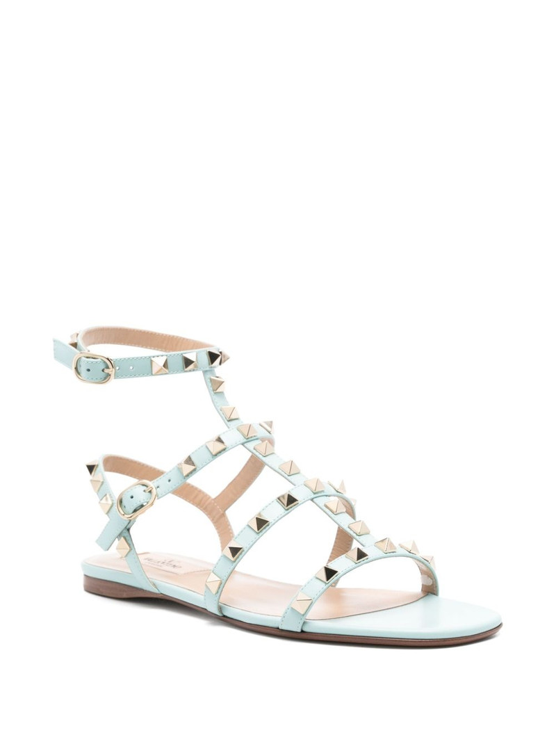 Valentino Rockstud flat sandals outlook