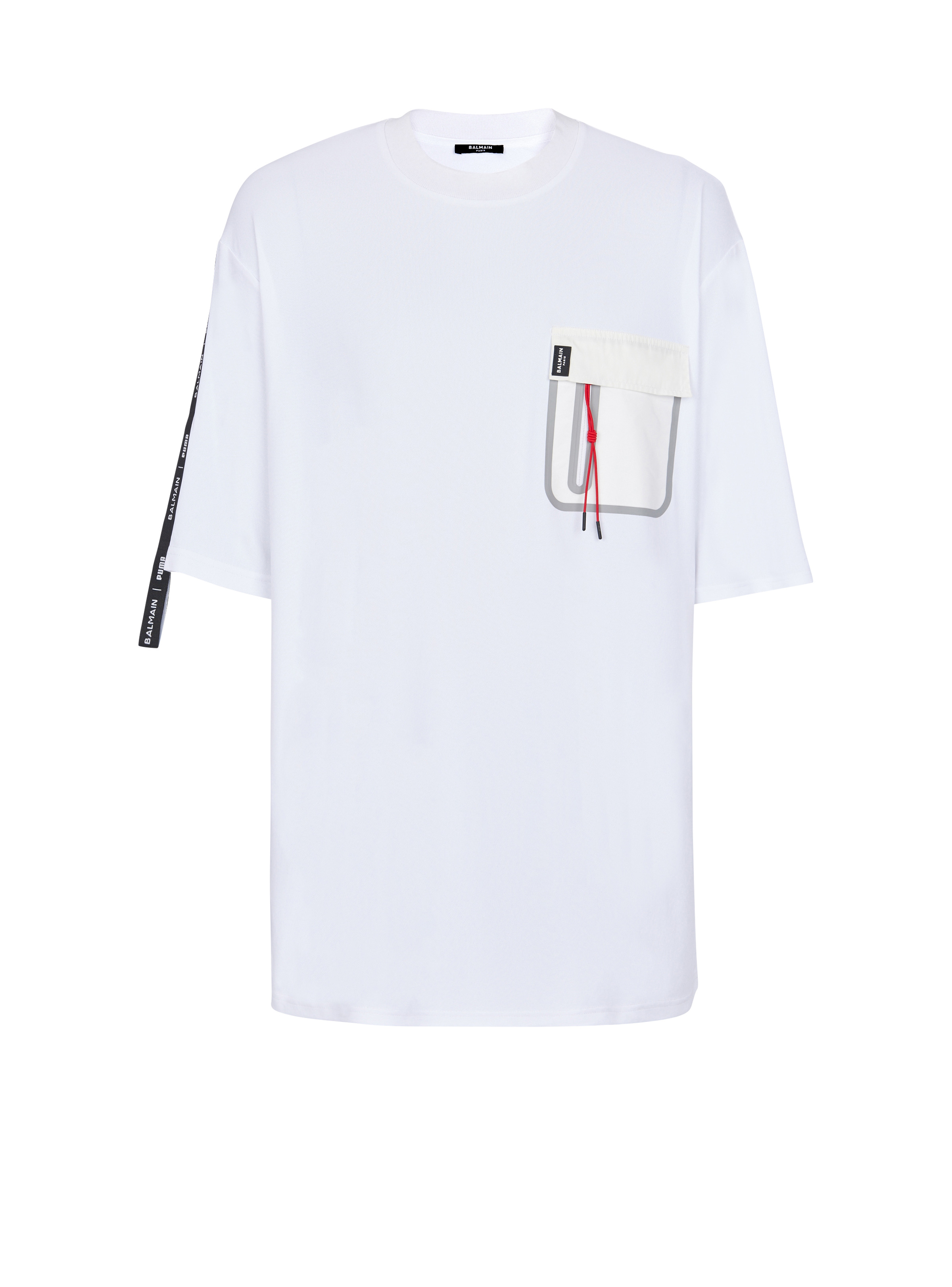 Balmain x Puma - Oversized T-shirt with pocket - 1