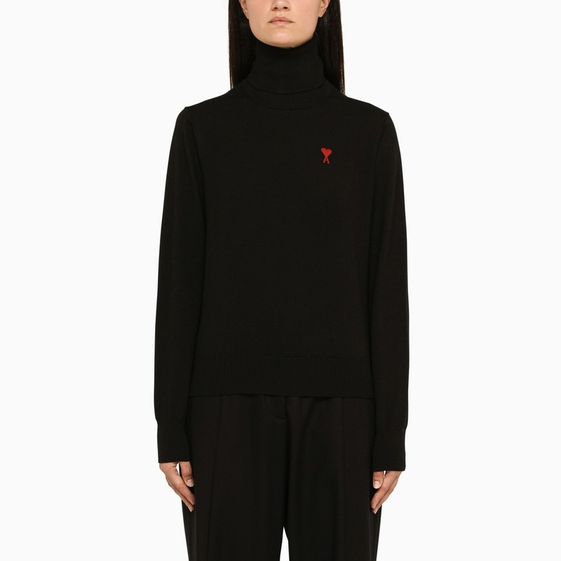 Ami De Coeur black turtleneck - 1