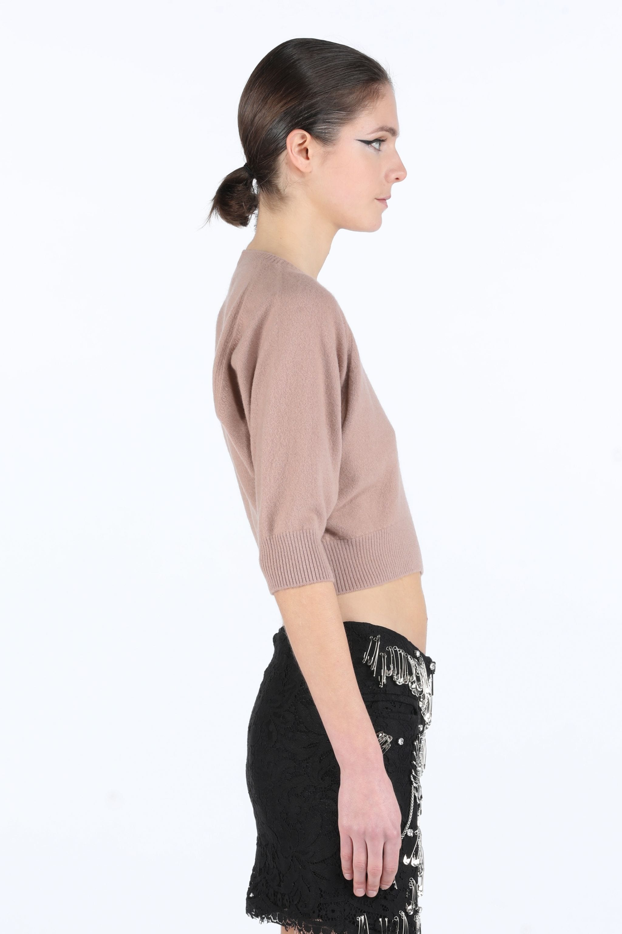 LOGO-PATCH CROPPED SWEATER - 3