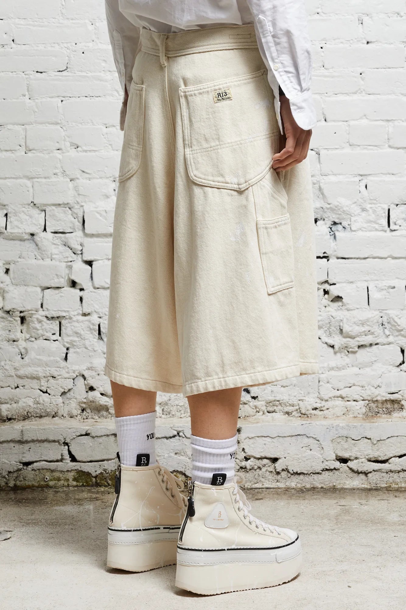 JESSE CARPENTER SHORT - KOZE ECRU - 5