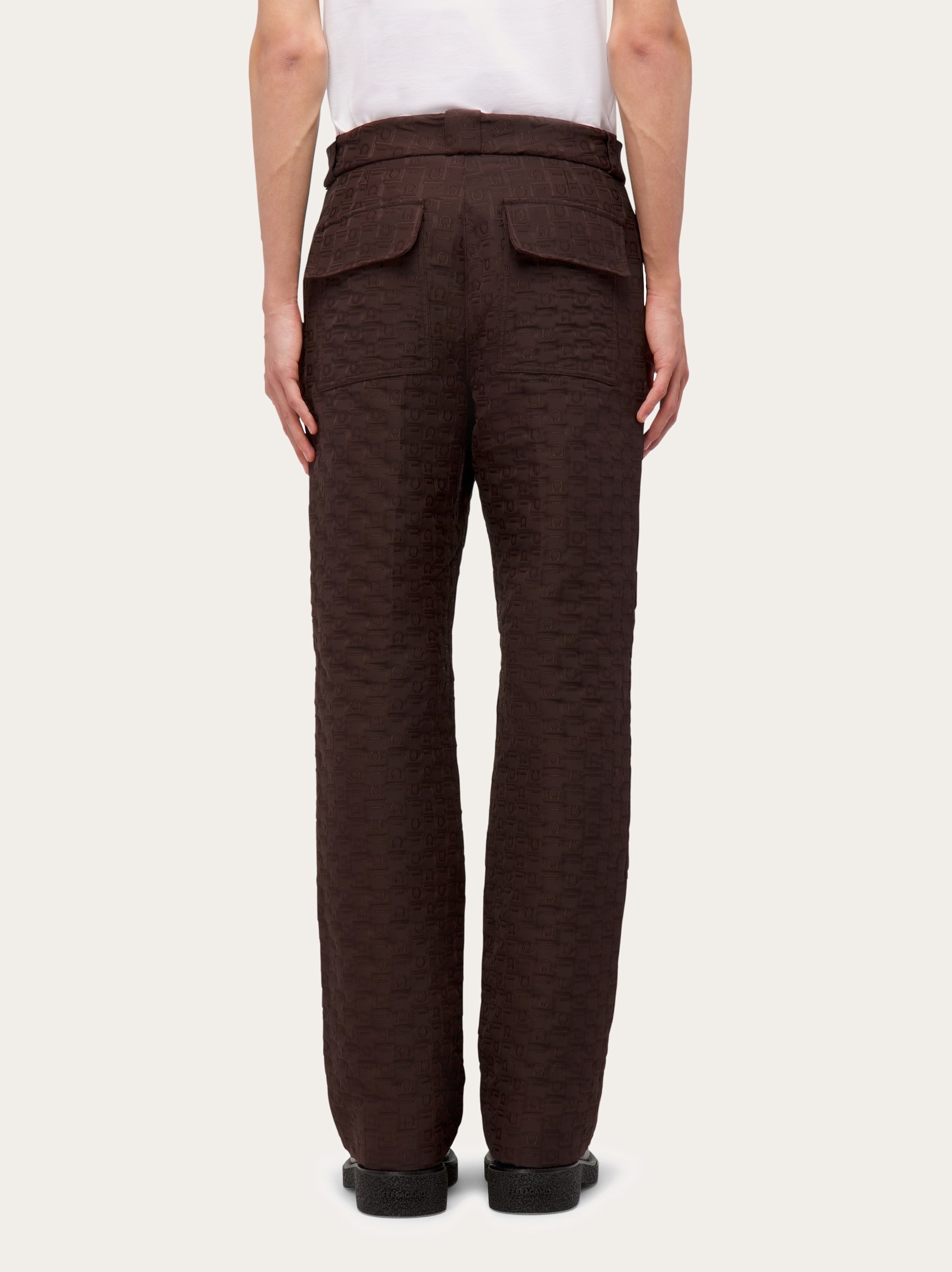 Ferragamo Monogram trouser - 4