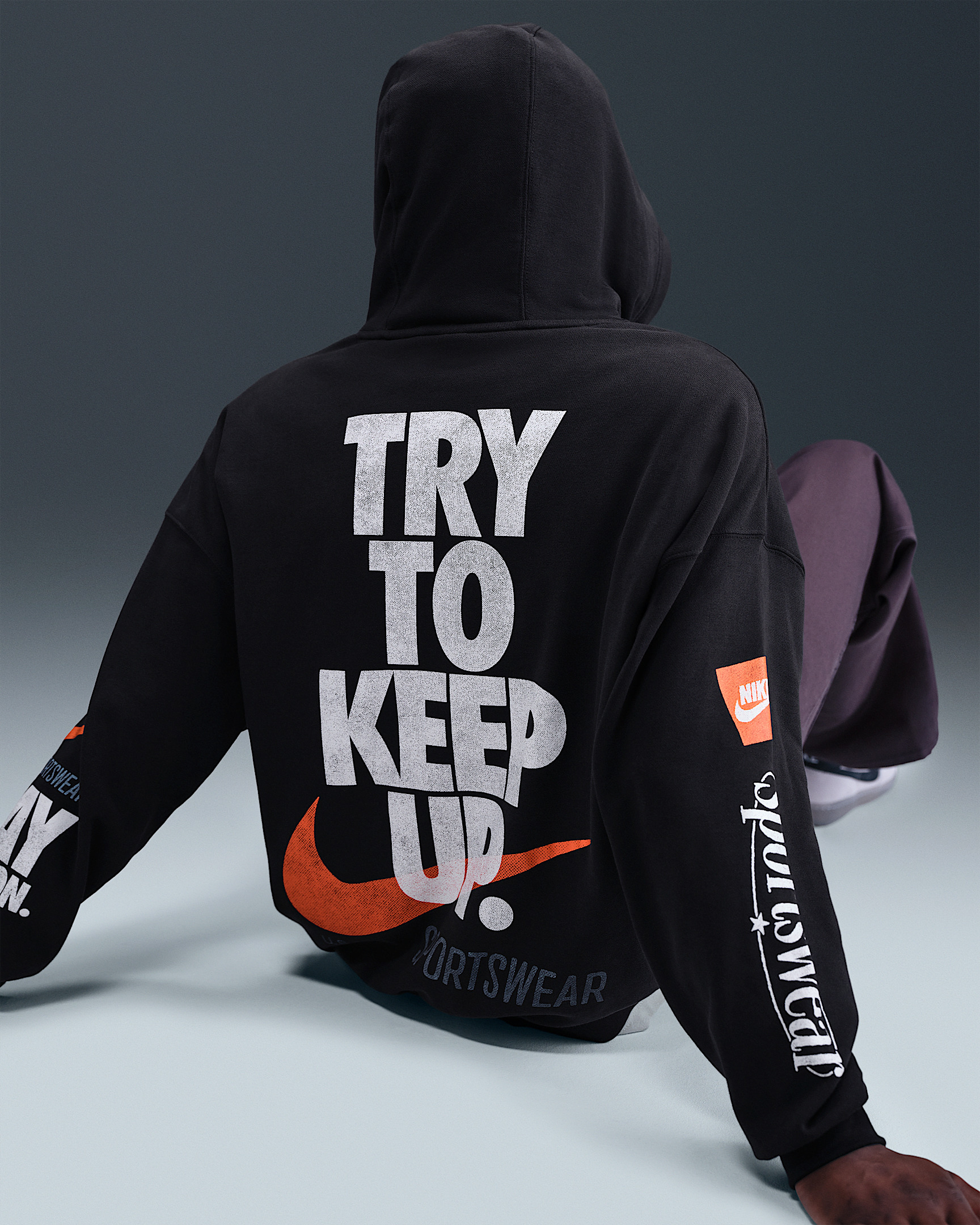 Nike Club Men's Oversized French Terry Pullover Hoodie - 3