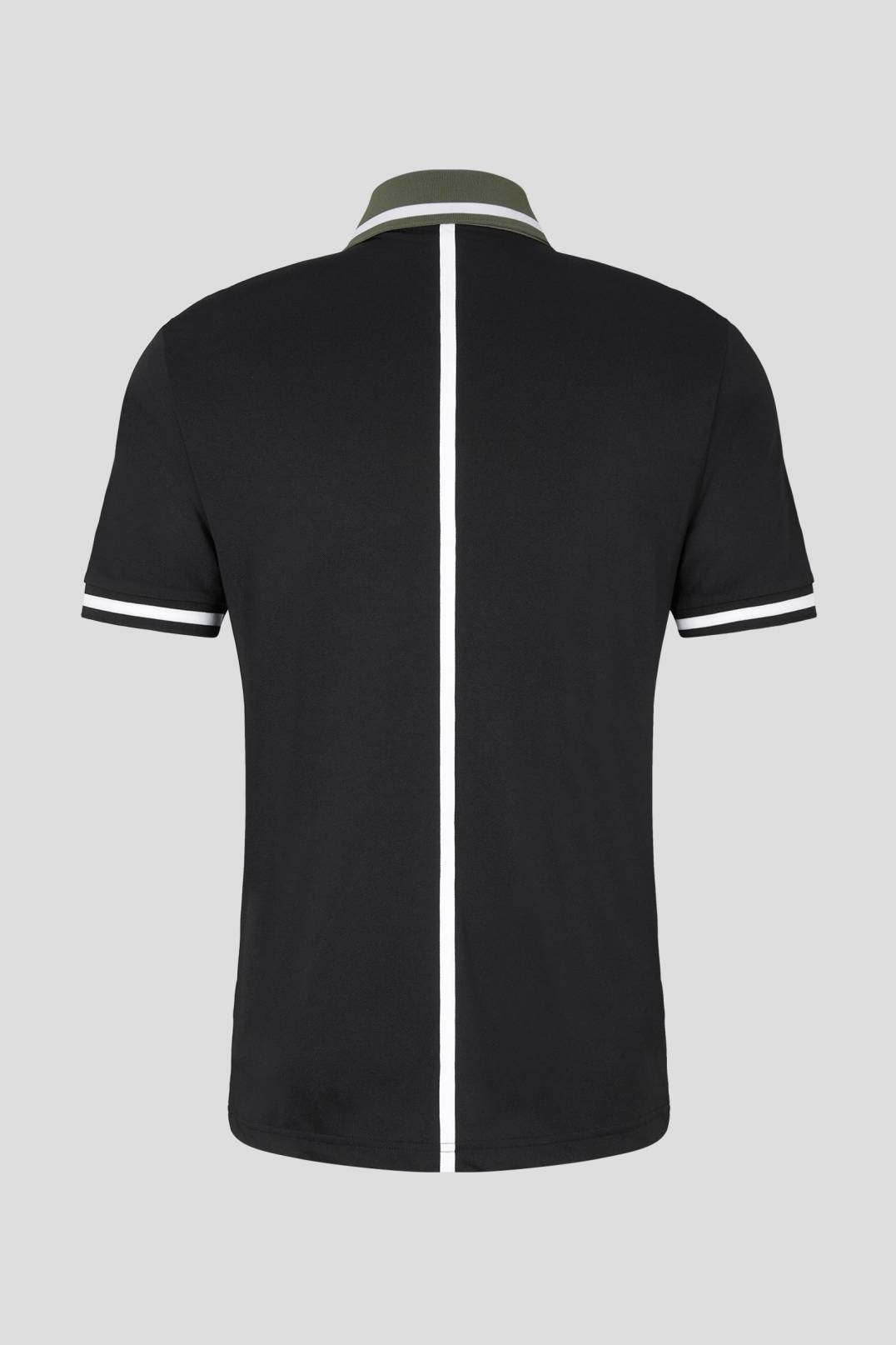 EMILO FUNCTIONAL POLO SHIRT IN BLACK - 5