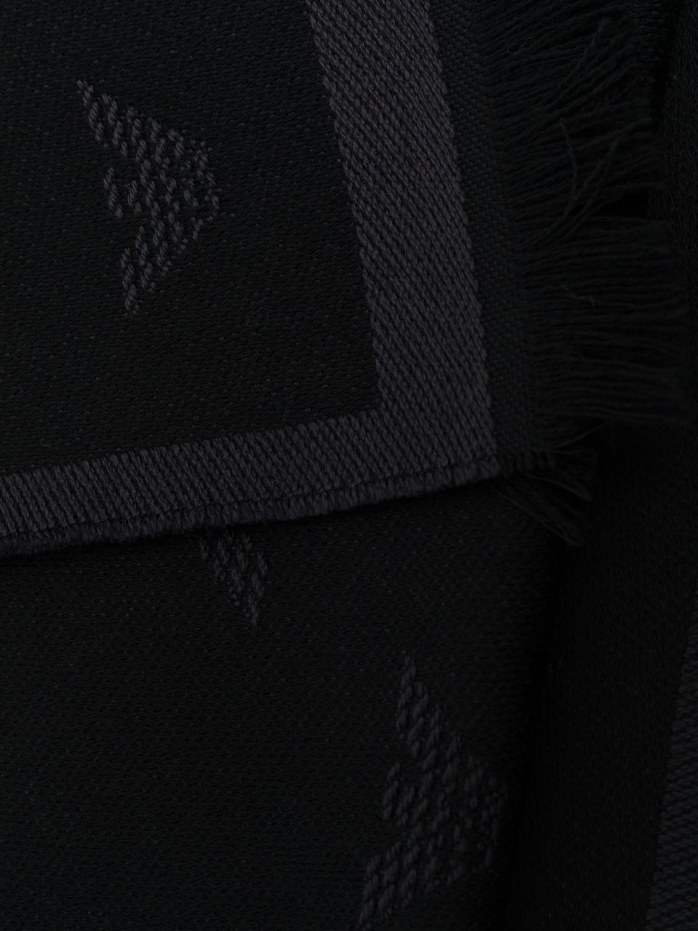 Allover logo wool scarf - 2