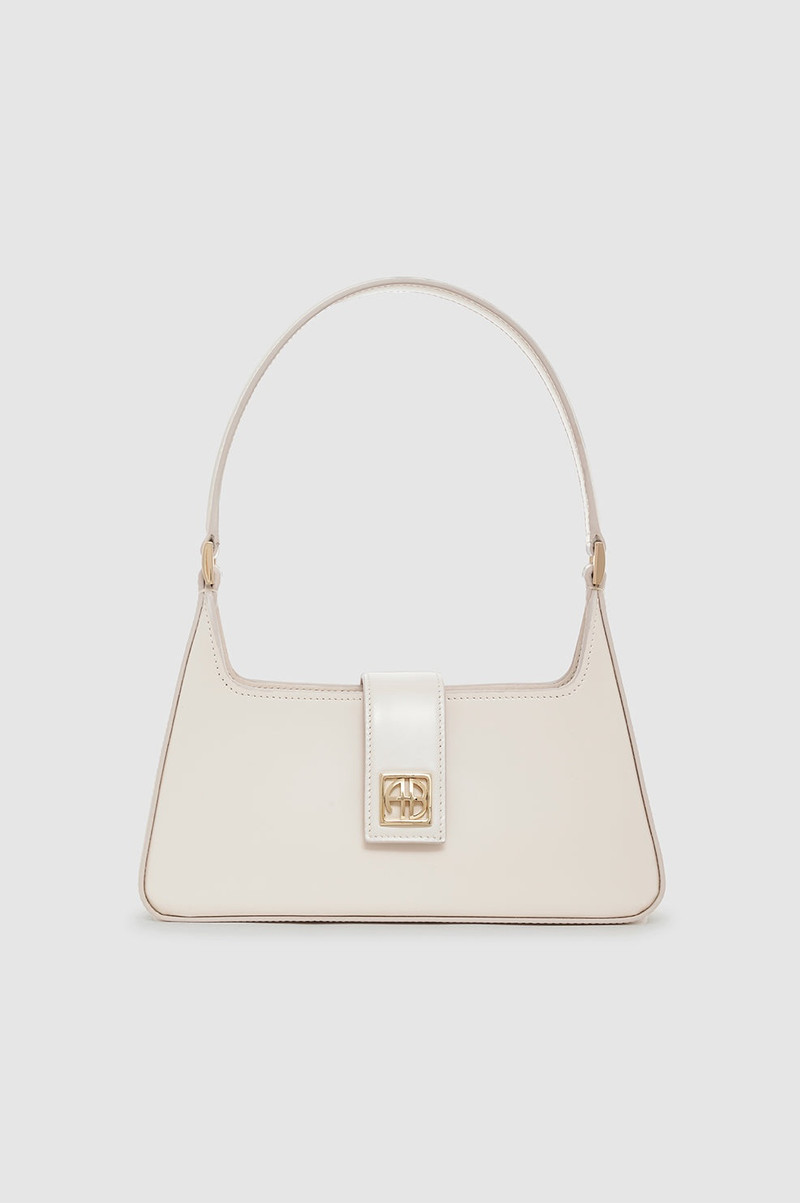 Lou Shoulder Bag - High-Shine Bone 1