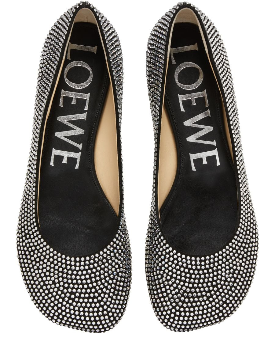 Toy ballet flats with diamanté - 5