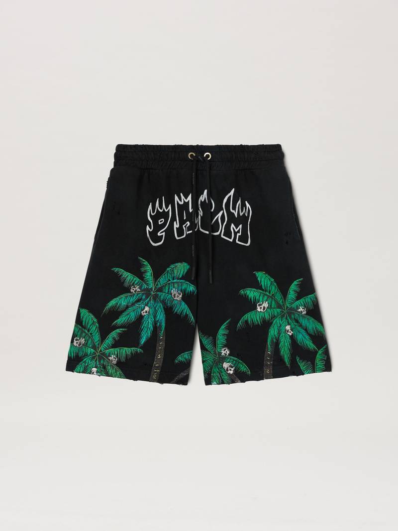 Palms&skull Vint Sweatshorts - 1
