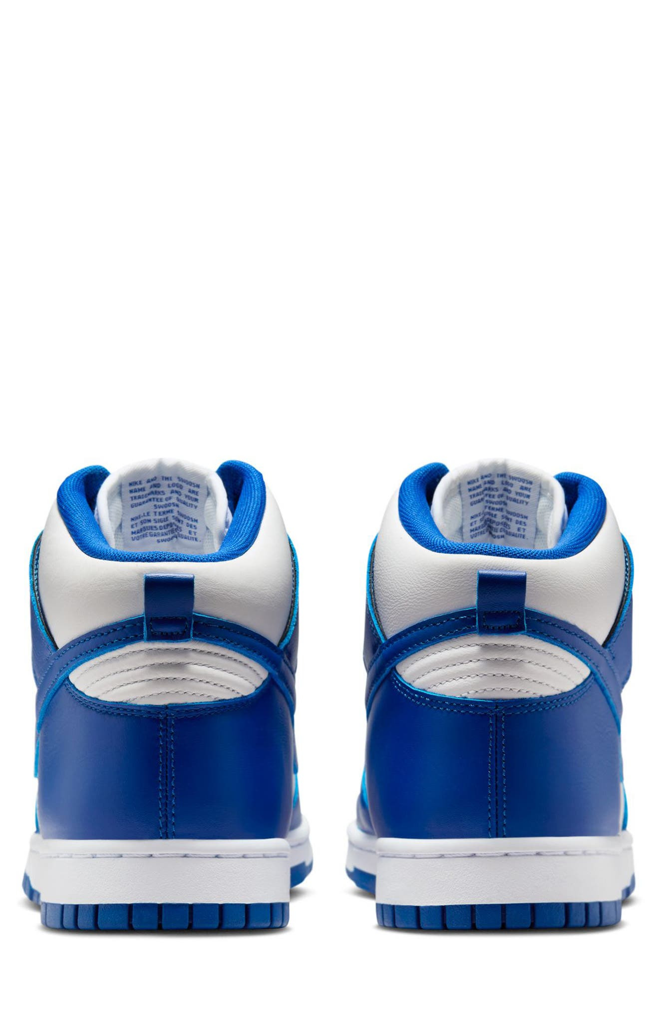 Nike Dunk Hi Retro SE Basketball Sneaker in White/Team Royal at Nordstrom - 5