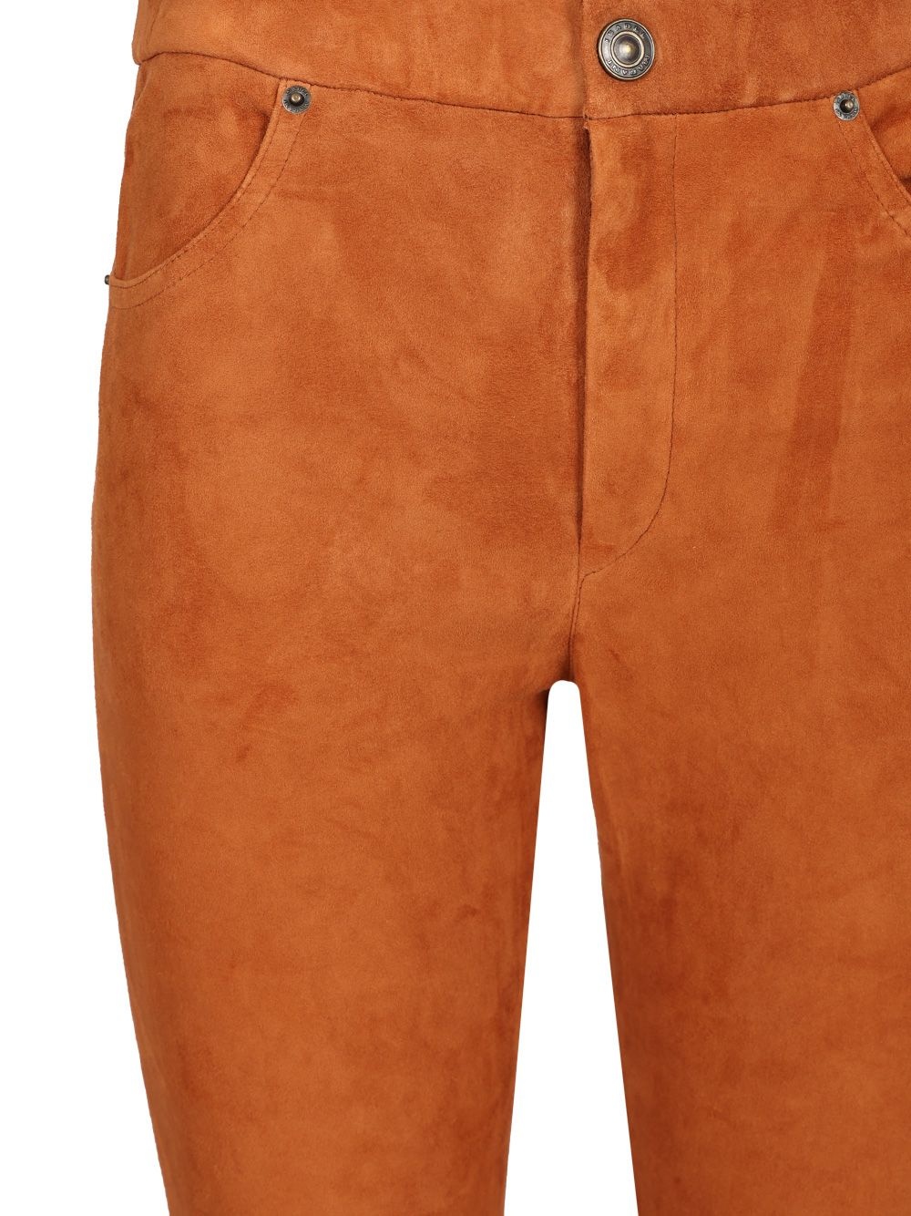 Dorotthea-Gb Truosers Slim Fit Trousers Brown - 4