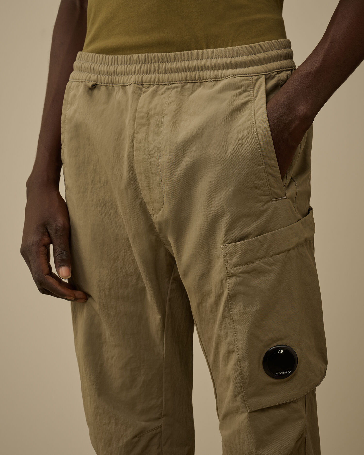 Diagonal Flatt Nylon Regular Cargo Pants - 5