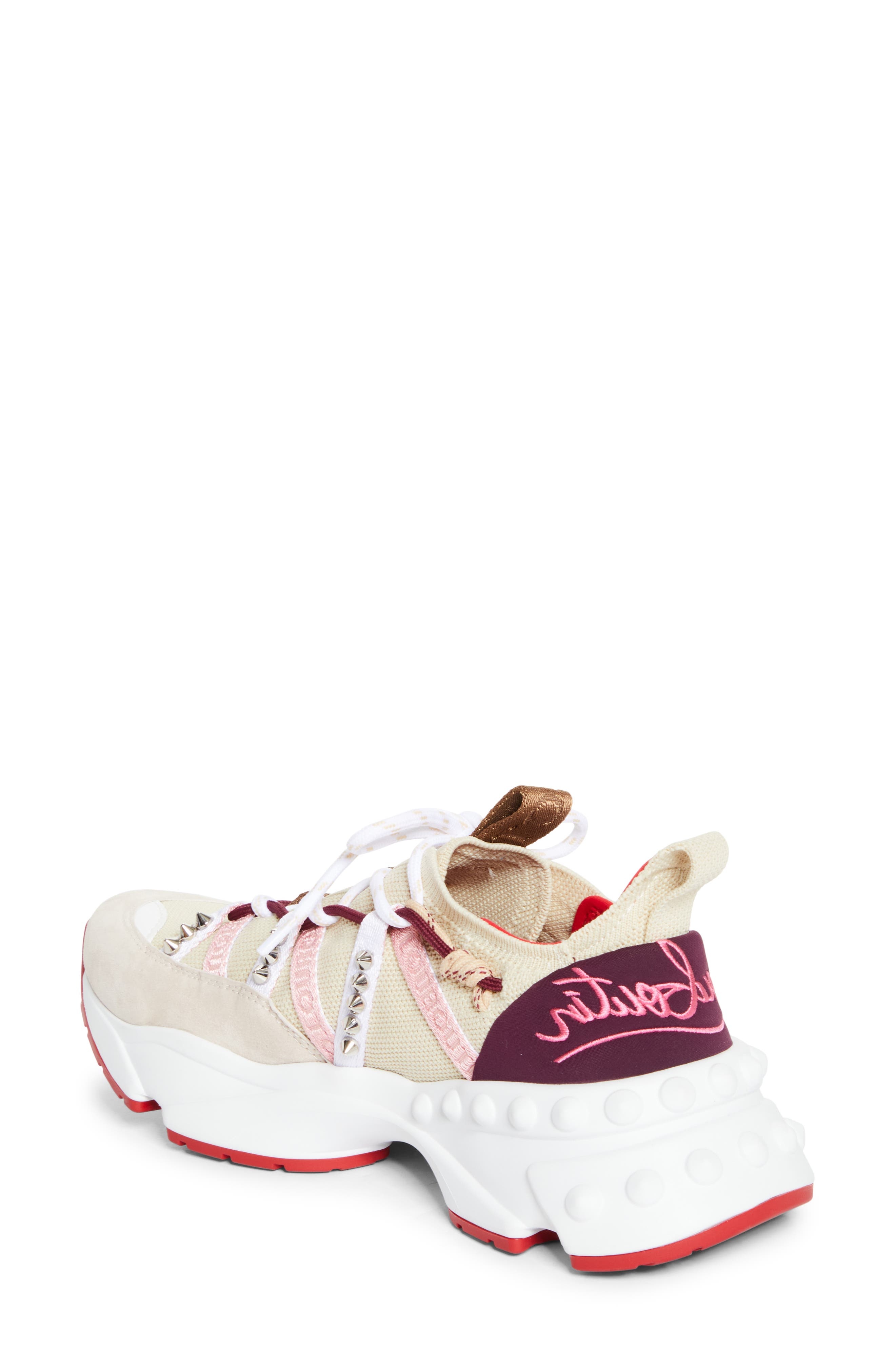 Christian Louboutin Trail 'n' Run Spike Sneaker in Pearl/Amara at Nordstrom - 2