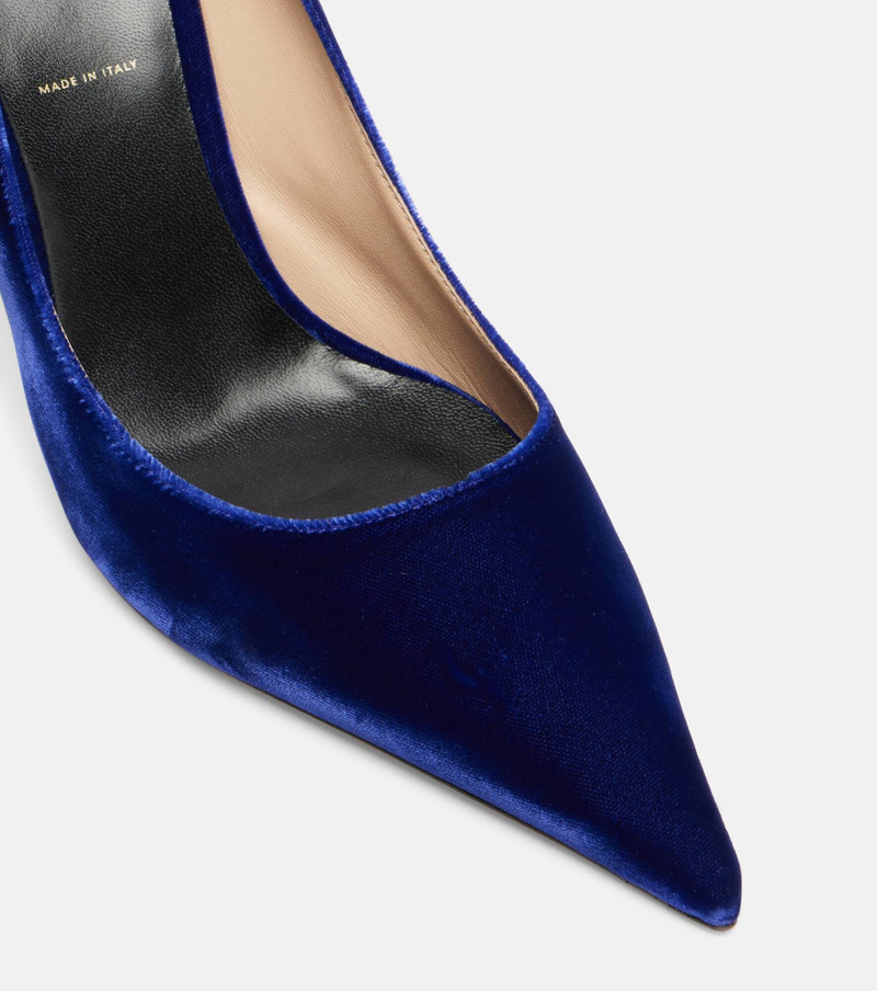 Betty 85 velvet pumps 5