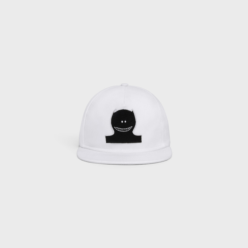 CELINE COTTON SNAPBACK CAP WITH ARTIST EMBROIDERY outlook