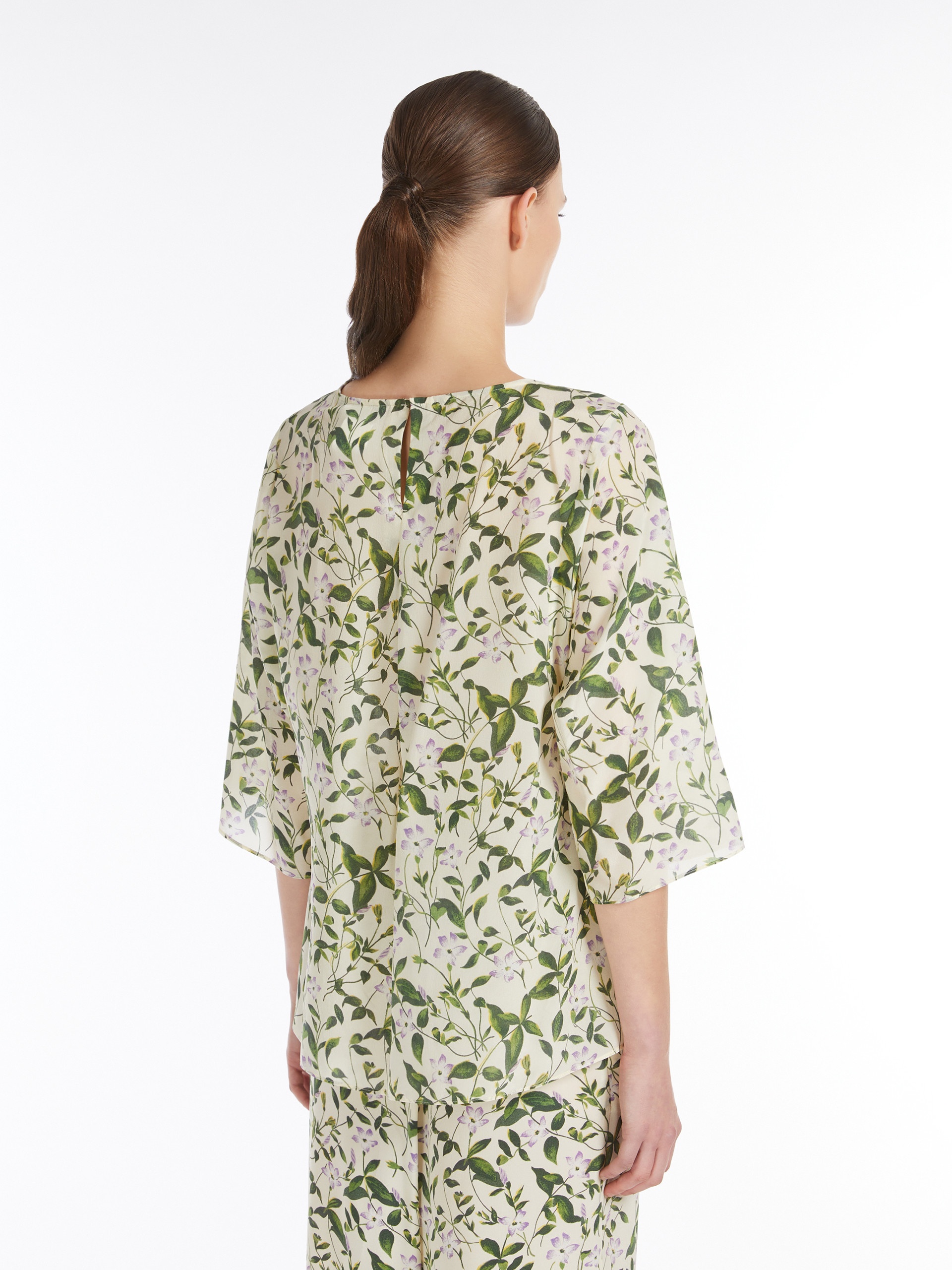 GINNICO Silk twill blouse - 4