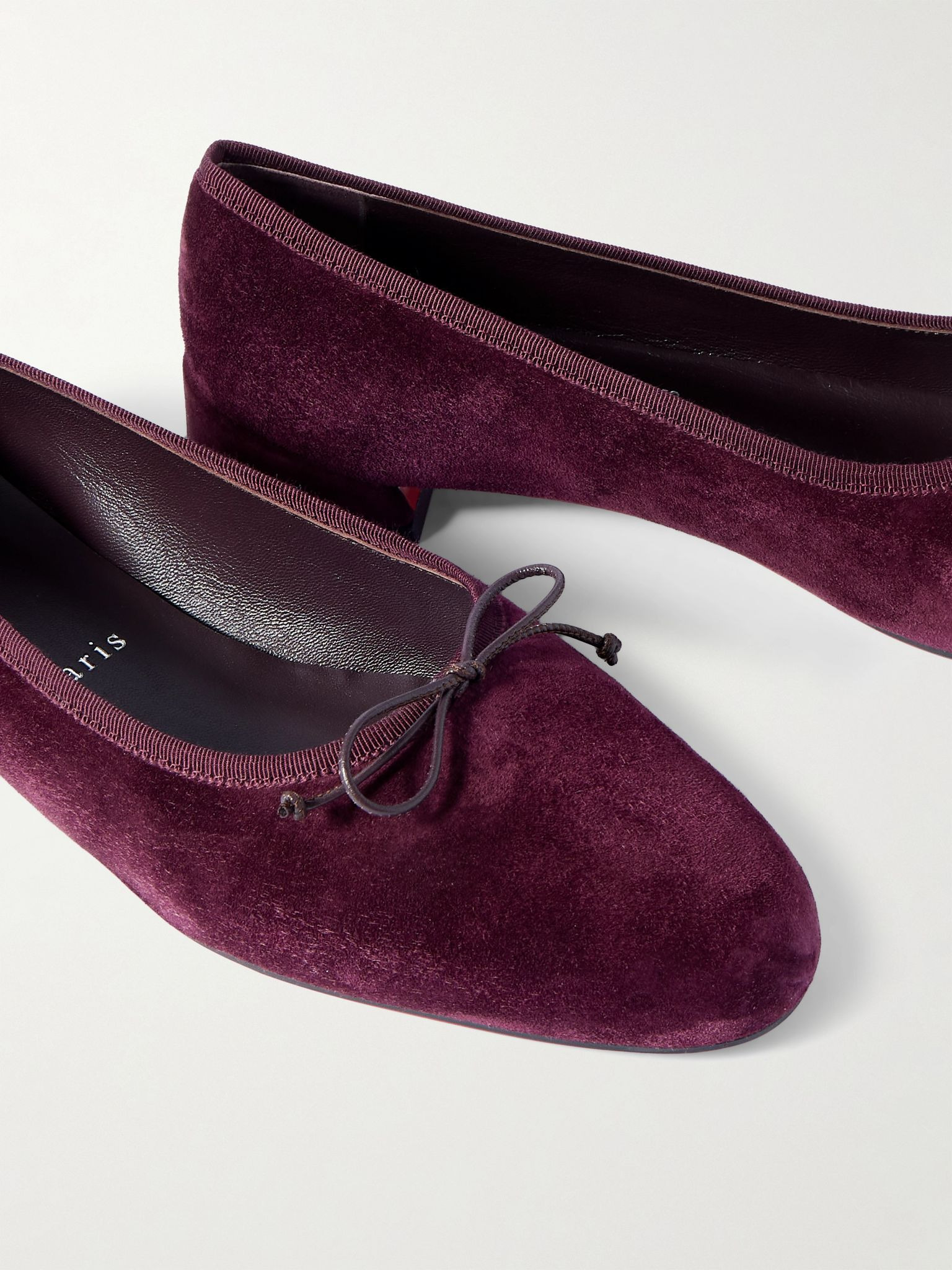 Sweetie Jane suede ballet flats Dark purple - 4