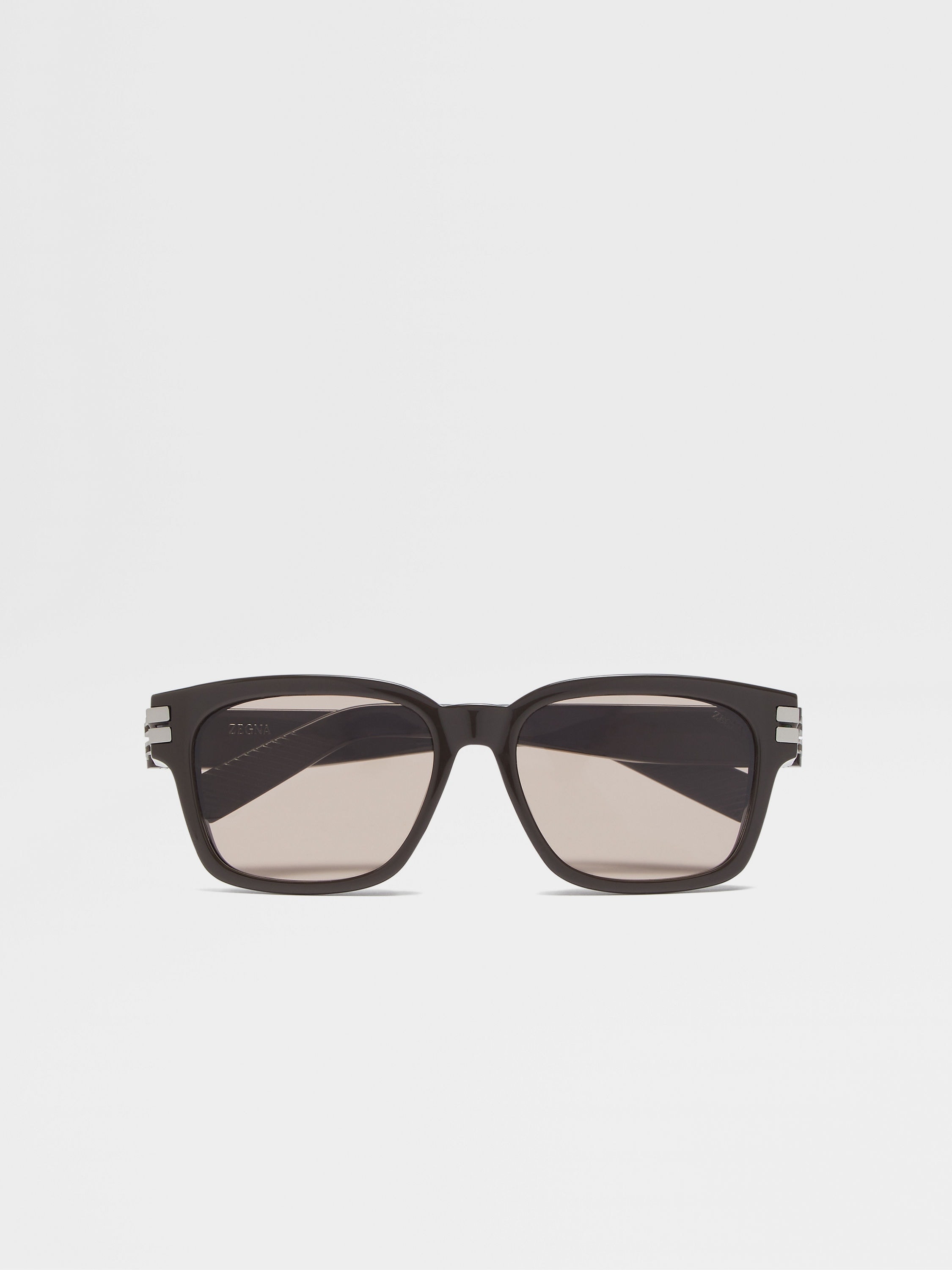 DARK GREEN ACETATE SUNGLASSES - 1