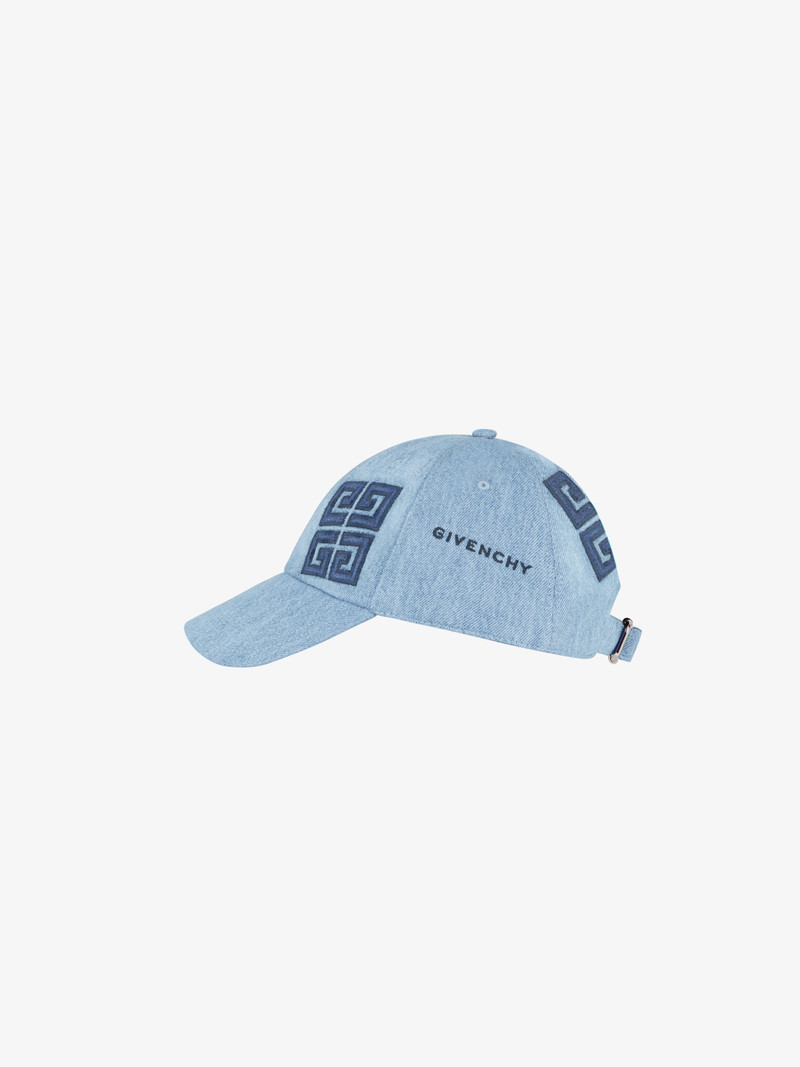 Givenchy GIVENCHY CAP IN 4G EMBROIDERED DENIM outlook