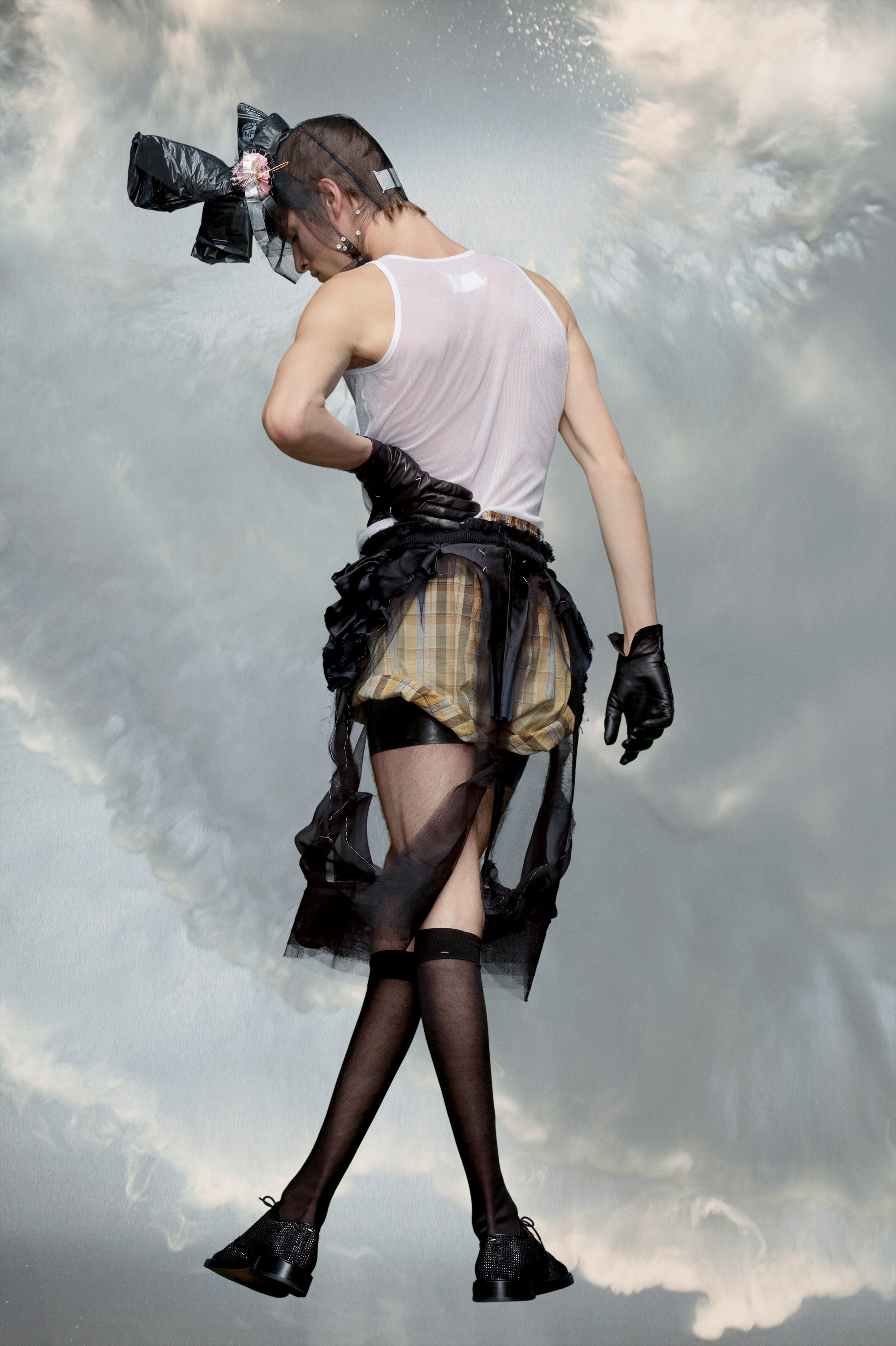 Décortiqué pencil skirt - 5