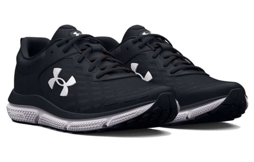 (WMNS) Under Armour Charged Assert 10 'Black White' 3026179-001 - 3