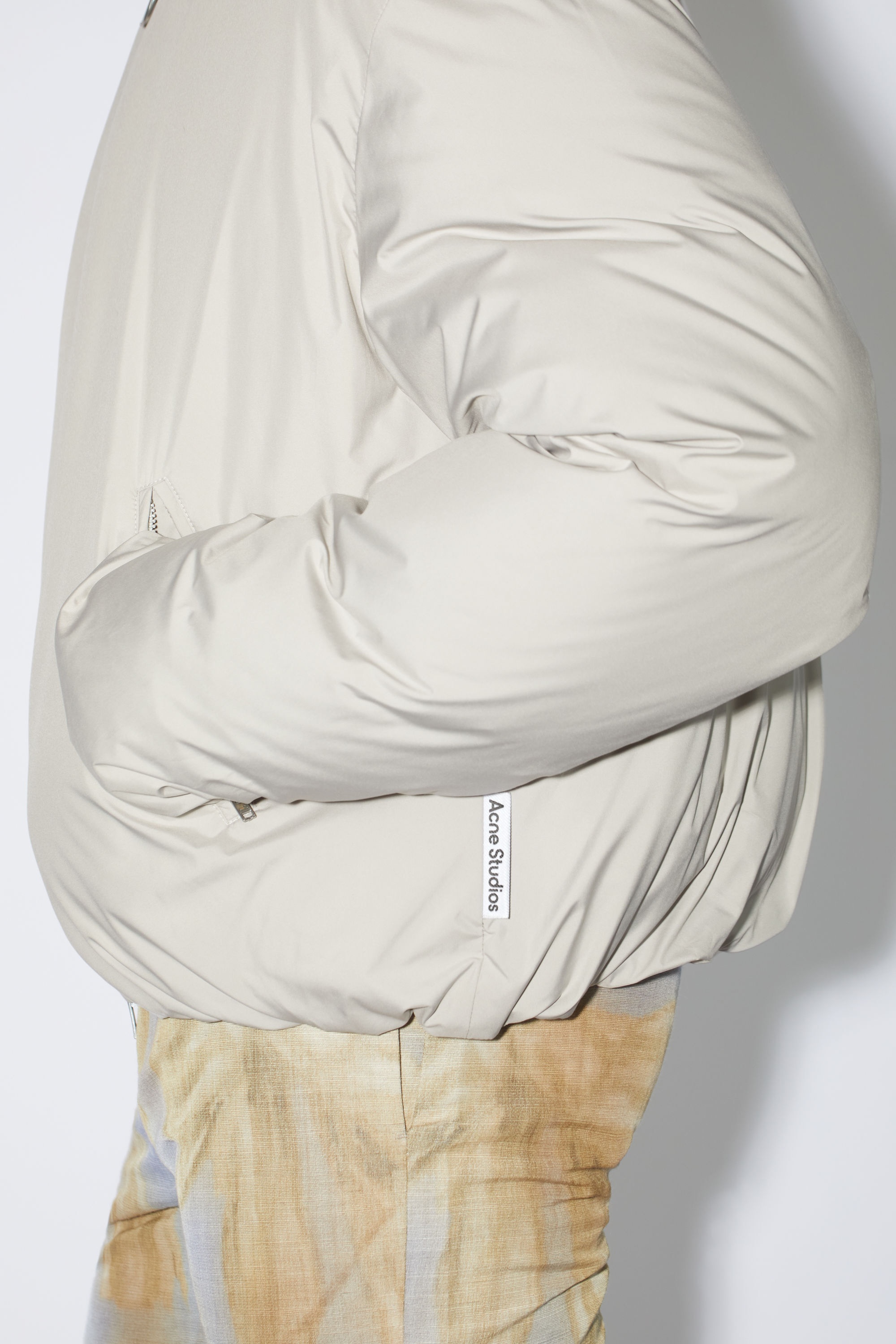 Puffer jacket - Pale grey - 5