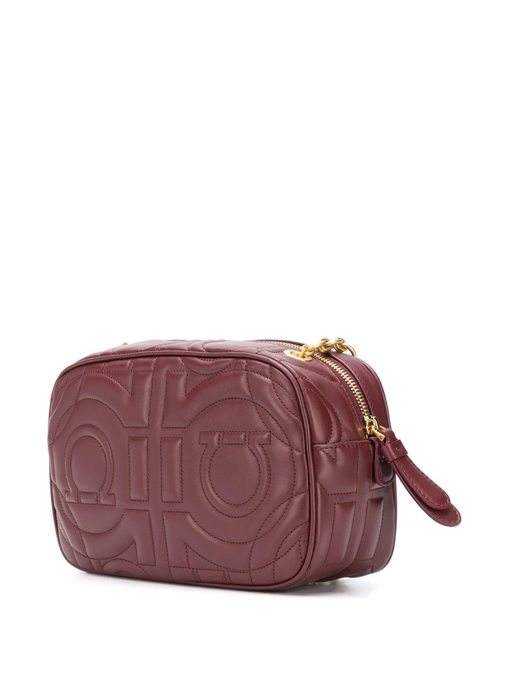 Gancini quilted crossbody bag - 3