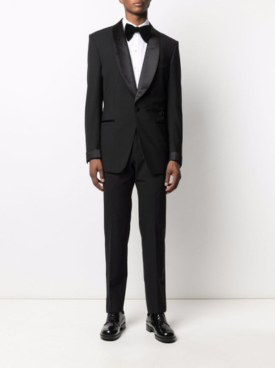 TOM FORD satin-trim suit outlook