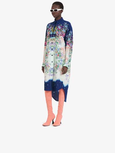 Givenchy Shirt dress in floral silk outlook