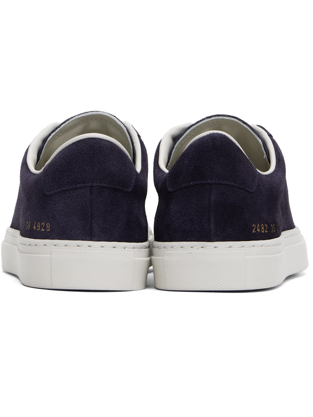 Navy Retro Suede Sneakers - 2