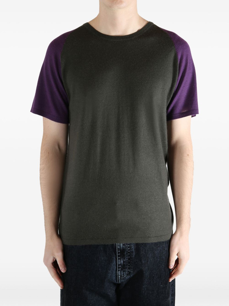 FRENCKENBERGER short-sleeved colour-block T-shirt outlook