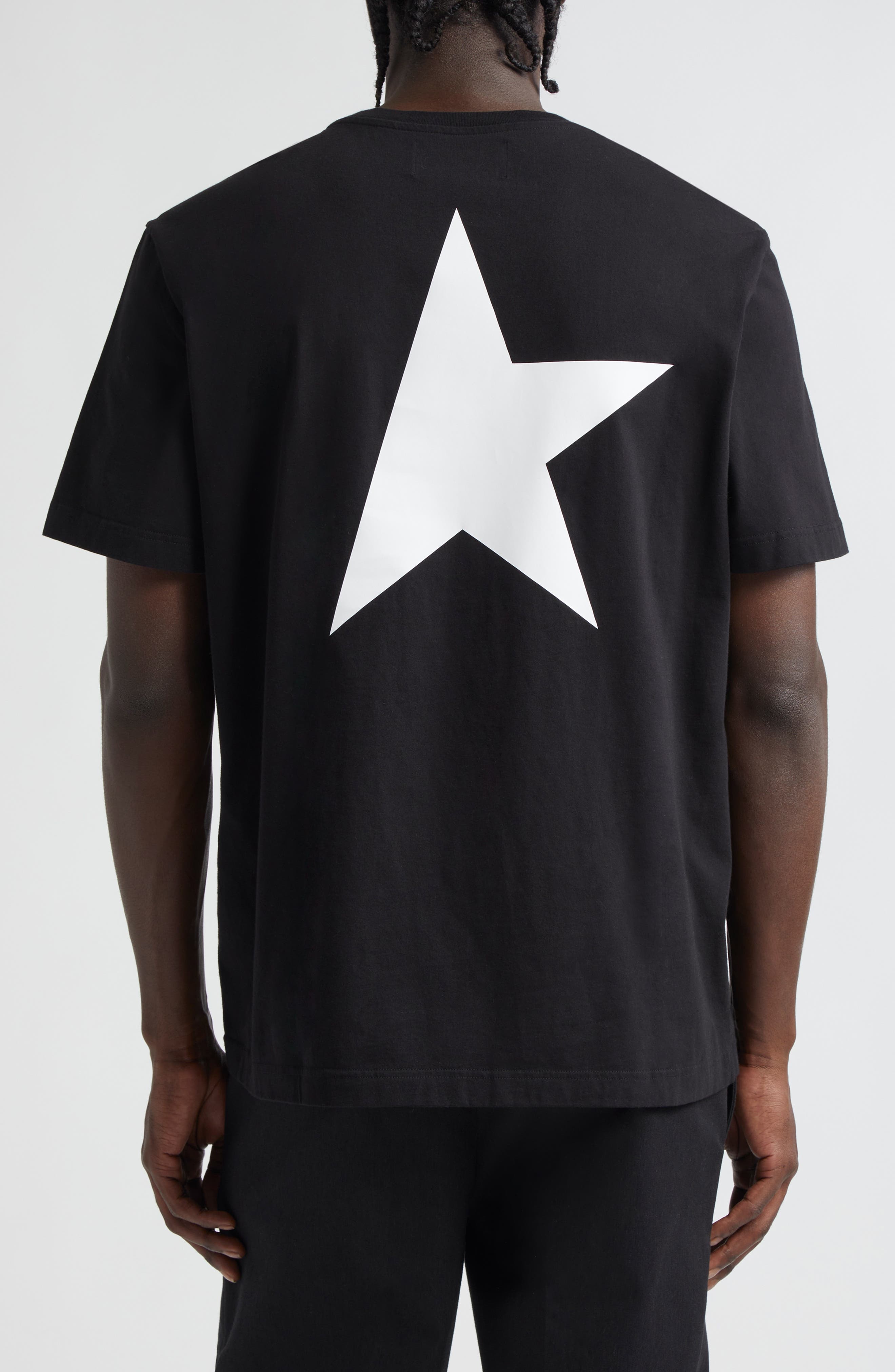 Golden Goose Big Star Logo Graphic Tee in Black/White at Nordstrom - 2