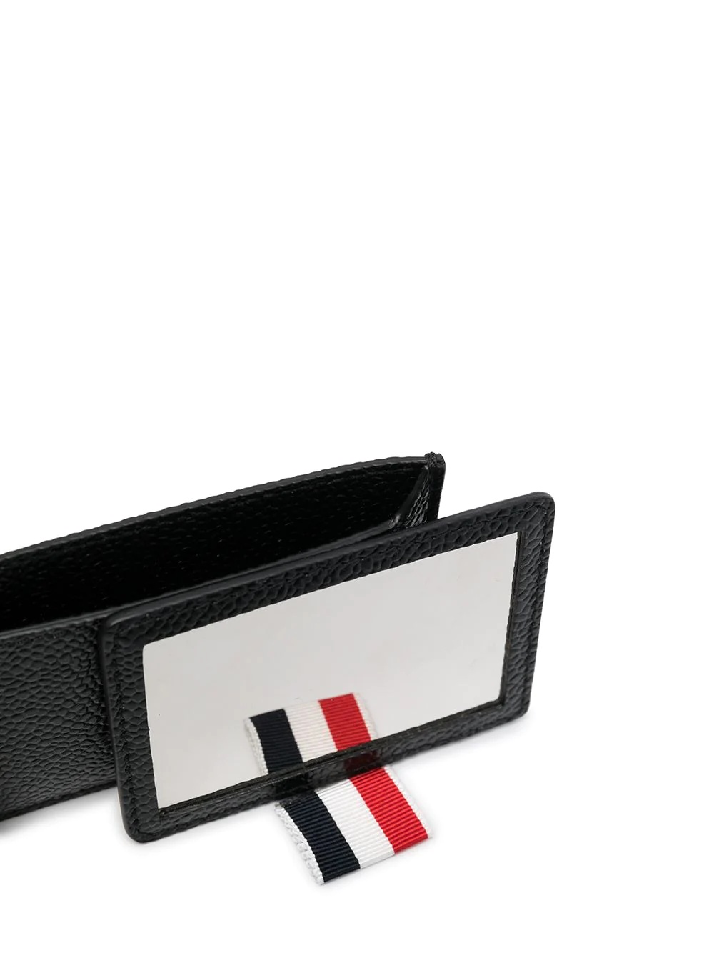 Grosgrain loop leather mirror case - 3